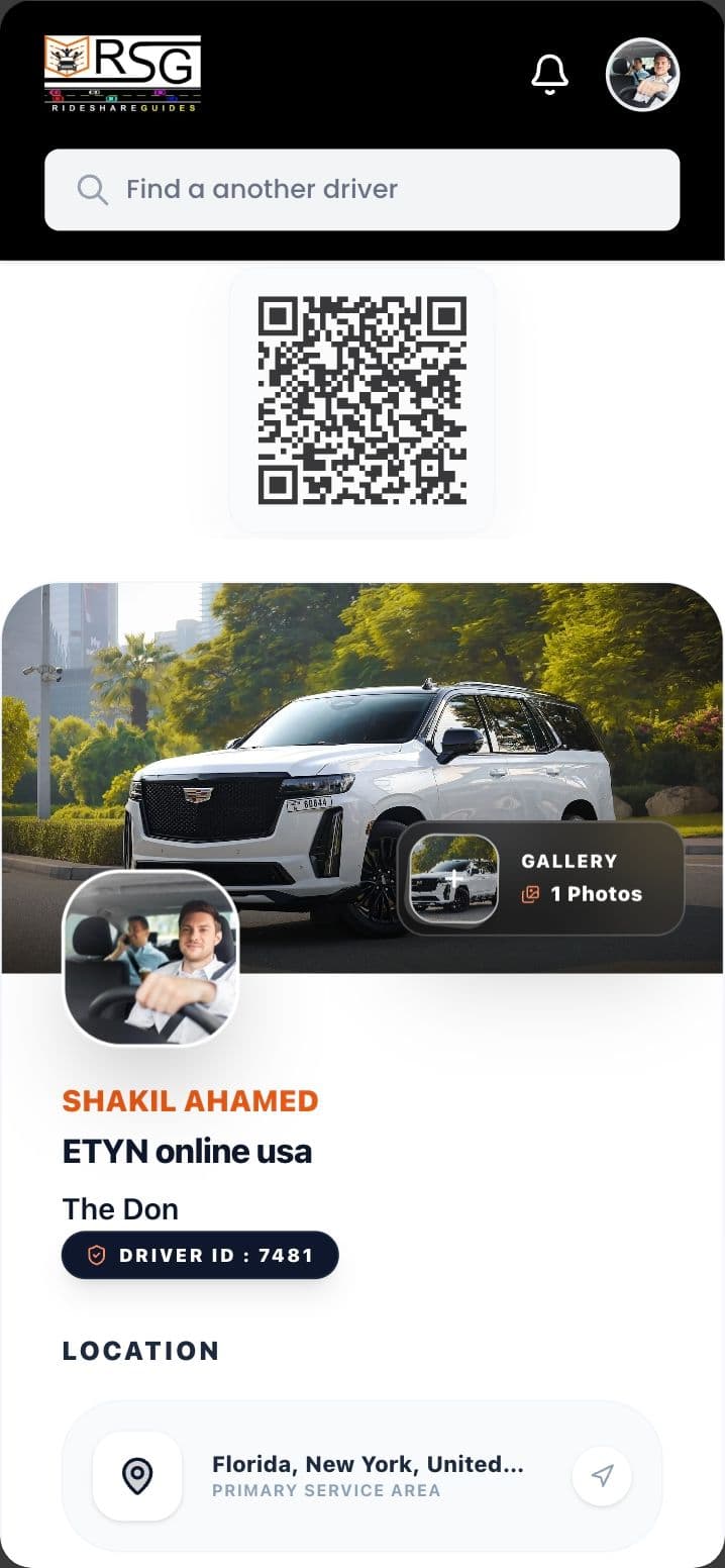 Driver Profile Preview