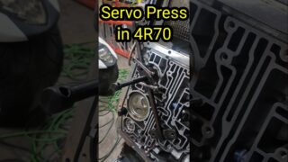 #4R70 Homemade Servo Press to install retaining ring #transmission