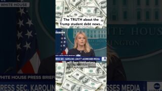 The TRUTH about the Trump student debt news