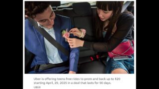 Uber to Prom? CEO Dara Khosrowshahi believes he has a genius idea to get teens. Offers FREE RIDES