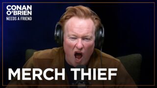 A Fan Fought The Burglar Who Stole Her Conan T-Shirt | Conan O’Brien Needs A Friend