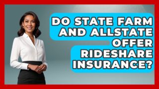 Do State Farm And Allstate Offer Rideshare Insurance? – Auto Coverage Explained