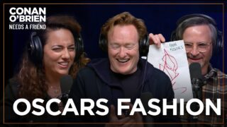 Gourley’s Wife Predicted Ariana Grande & Cynthia Erivo’s Oscar Looks | Conan O’Brien Needs A Friend