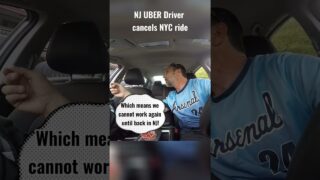 NJ UBER Driver cancels NYC rides?