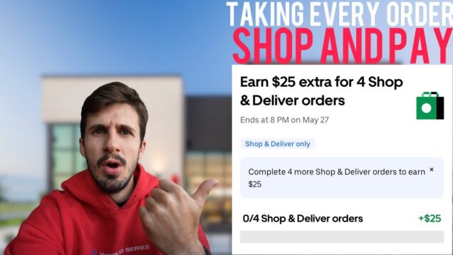 Taking Every Single Uber Eats Shop And Pay Order…
