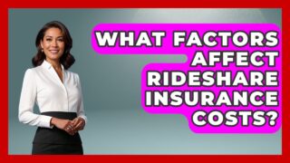 What Factors Affect Rideshare Insurance Costs? – Auto Coverage Explained