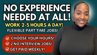🙌🏾 WORK PART TIME! MAKE $500+ ON WEEKENDS AT HOME! WORK FROM HOME JOBS 2025