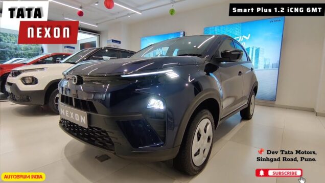 All New Tata Nexon Smart Plus 1.2 iCNG 6MT 🔥  Features, Boot Space, Mileage & Prices 💫  Best SUV?