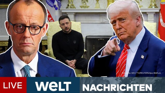 KANZLER BEI TRUMP: Zoll-Zank, Ukraine-Krieg – Merz hat keine Angst vor dem Selenskyj-Stuhl | LIVE