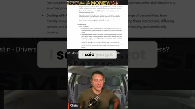 Rideshare Secrets – The SHOCKING Toll on Your Body & Mind!